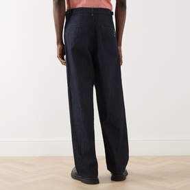 Stripe Straight Leg Jeans