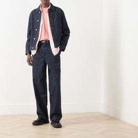 Stripe Straight Leg Jeans