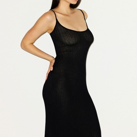 Long Cami Dress Onyx