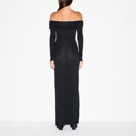 Off-The-Shoulder Long Dress Onyx