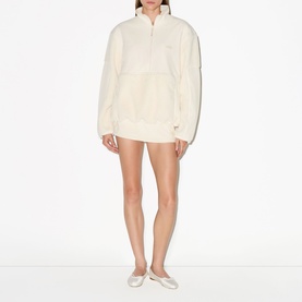 Half-Zip Pullover Ecru