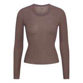 Long-Sleeve Top Pewter
