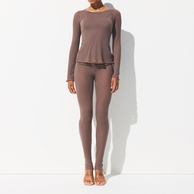 Long-Sleeve Top Pewter