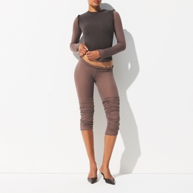Long-Sleeve Top Pewter