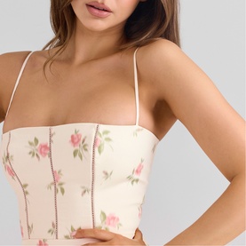 Ysabella Floral Mini Flared Sundress