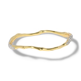 Solanales Skinny Crystal Bangle Bracelet