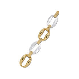 Liquid Lucite Link Bracelet