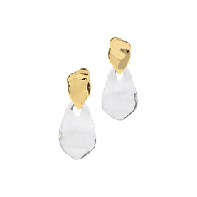 Liquid Lucite Drop Earrings