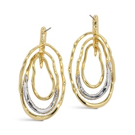 Solanales Pave Drop Earrings