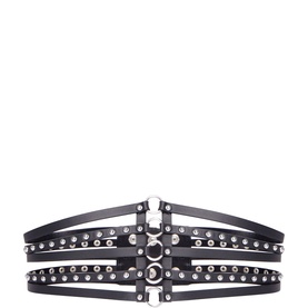 Studded Leather Corset Belt