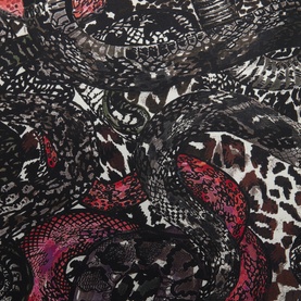 Debbie Snake Print Scarf