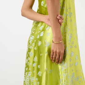 Crystal Embellished Hinged Bangle Bracelet