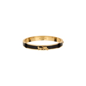 Horse & Carriage Hinged Bangle Bracelet