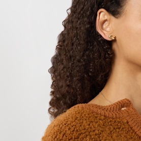 C Logo Bubble Stud Earrings