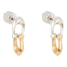 Double 'C' Drop Earrings