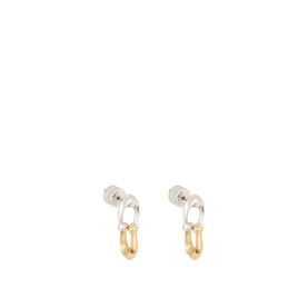 Double 'C' Drop Earrings