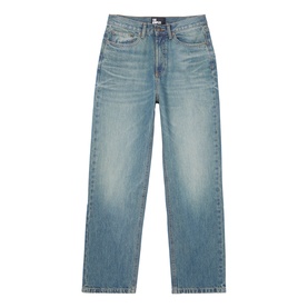 Boyfriend Low-Rise Straight Leg Jeans