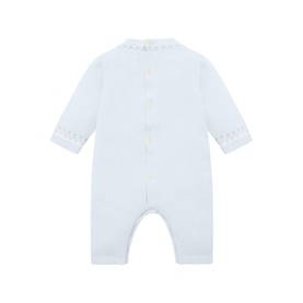 Kristian Knitted Bear Fairisle Bodysuit & Hat Two-Piece Set