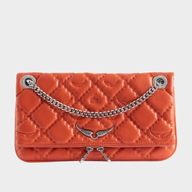 Rock II Quilted Monogram Clutch