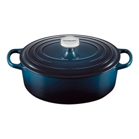 Signature Cast Iron Oval Casserole 27cm