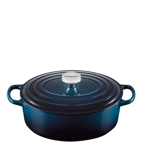Signature Cast Iron Oval Casserole 27cm