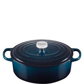 Signature Cast Iron Oval Casserole 29cm