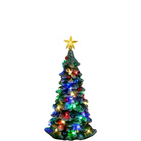 Snowy Christmas Tree Figurine