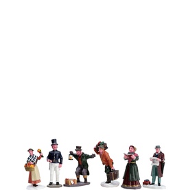 Townsfolk Figurine, Set of Six
