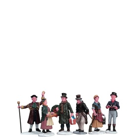 Townsfolk Figurine, Set of Six