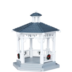 Gazebo Christmas Figurine