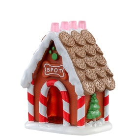 Dog House Christmas Figurine