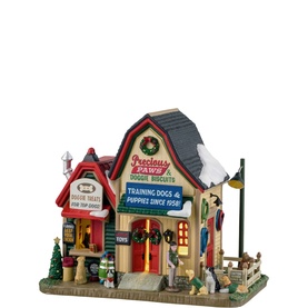 Precious Paws & Doggie Biscuits Christmas Figurine