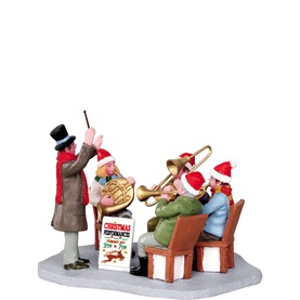 Gazebo Band Christmas Figurine