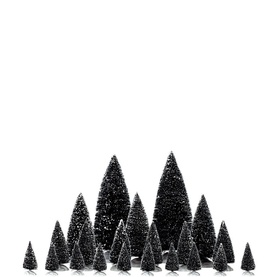 Assorted Pine Trees 21-Piece Set