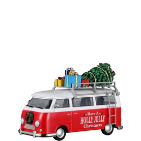 Christmas Van Figurine