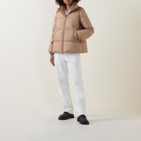 Esnaie Teddy-Trimmed Padded Jacket