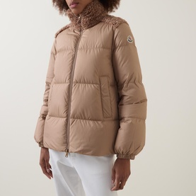 Esnaie Teddy-Trimmed Padded Jacket