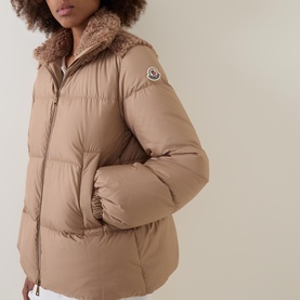 Esnaie Teddy-Trimmed Padded Jacket