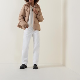 Esnaie Teddy-Trimmed Padded Jacket
