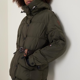 Salastrains Belted Padded Ski Jacket