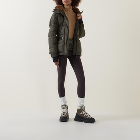 Salastrains Belted Padded Ski Jacket