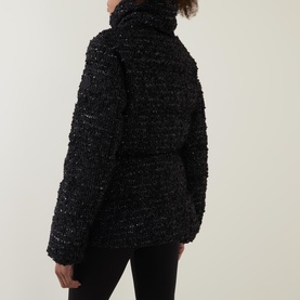 Urbel Tweed Short Down Jacket