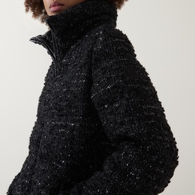 Urbel Tweed Short Down Jacket