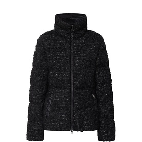 Urbel Tweed Short Down Jacket