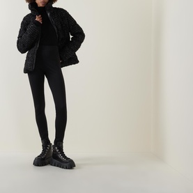 High-Rise Logo Patch Leggings