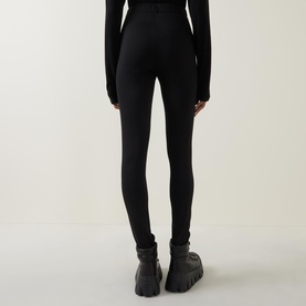 High-Rise Logo Patch Leggings