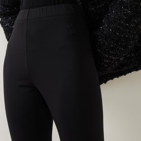 High-Rise Logo Patch Leggings