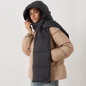 Hooded Puffer Scarf