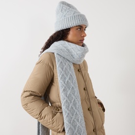 Logo Knitted Scarf