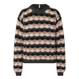 Striped Textured Sweater